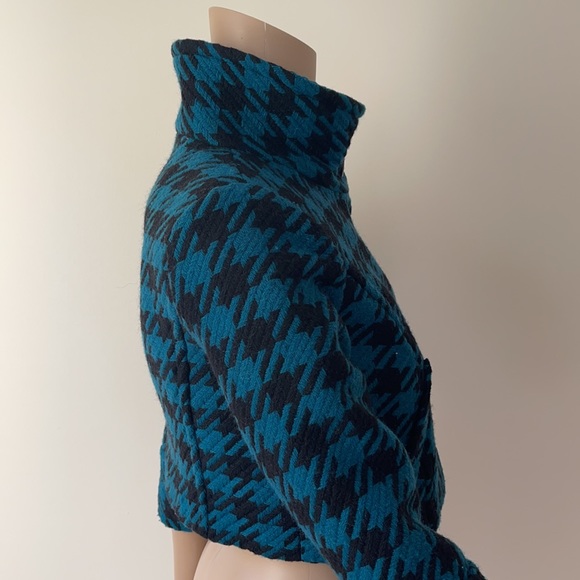 ZARA | TRF Cropped houndstooth jacket - Picture 8 of 14